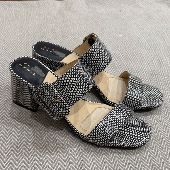 Alex Marie Polka Dot Slides Size 8M - Picture 1 of 5